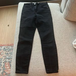 Frame - Black Cigarette Jeans